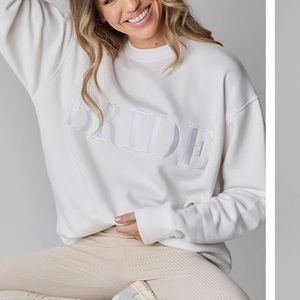 Six stories BRIDE swearshirt, White size M